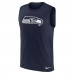 Майка Seattle Seahawks Nike Blitz Legend Muscle - College Navy