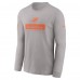 Miami Dolphins Nike Gray Sideline Dri-FIT Long Sleeve T-Shirt