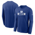 Футболка с длинным рукавом New York Giants Nike Sideline Performance - Royal