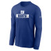 Футболка с длинным рукавом New York Giants Nike Sideline Performance - Royal