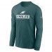 Футболка с длинным рукавом Philadelphia Eagles Nike Sideline Performance - Midnight Green
