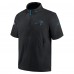 Футболка на молнии Carolina Panthers Nike 2024 Sideline Coach - Black