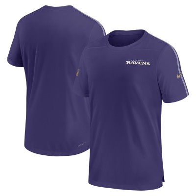 Футболка Baltimore Ravens Nike 2024 Sideline Coach UV Performance - Purple