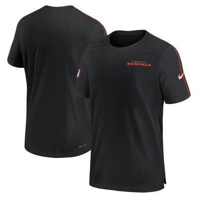 Футболка Cincinnati Bengals Nike 2024 Sideline Coach UV Performance - Black