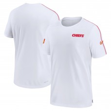 Футболка Kansas City Chiefs Nike 2024 Sideline Coach UV Performance - White