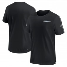 Футболка Las Vegas Raiders Nike 2024 Sideline Coach UV Performance - Black
