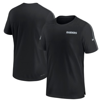 Футболка Las Vegas Raiders Nike 2024 Sideline Coach UV Performance - Black