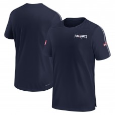 Футболка New England Patriots Nike 2024 Sideline Coach UV Performance - Navy