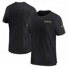 Футболка New Orleans Saints Nike 2024 Sideline Coach UV Performance - Black