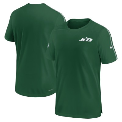 Футболка New York Jets Nike 2024 Sideline Coach UV Performance - Green