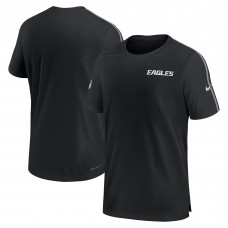 Футболка Philadelphia Eagles Nike 2024 Sideline Coach UV Performance - Black