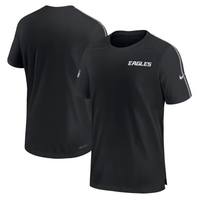 Футболка Philadelphia Eagles Nike 2024 Sideline Coach UV Performance - Black