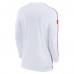 Футболка с длинным рукавом Kansas City Chiefs Nike Sideline Coach UV Performance - White
