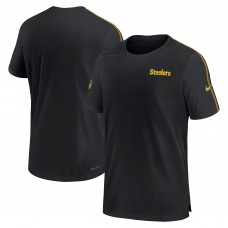 Футболка Pittsburgh Steelers Nike 2024 Sideline Coach UV Performance - Black