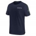 Футболка Seattle Seahawks Nike 2024 Sideline Coach UV Performance - College Navy