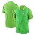 Поло Seattle Seahawks Nike 2024 Sideline Victory Performance - Neon Green