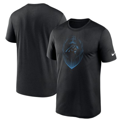 Футболка Carolina Panthers Nike Black Primetime Legend Icon Performance
