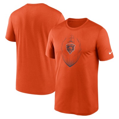 Футболка Chicago Bears Nike Orange Primetime Legend Icon Performance
