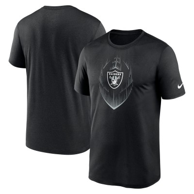 Las Vegas Raiders Nike Black Primetime Legend Icon Performance T-Shirt