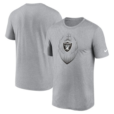 Футболка Las Vegas Raiders Nike Primetime Legend Icon Performance - Heather Gray