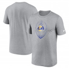 Футболка Los Angeles Rams Nike Primetime Legend Icon Performance - Heather Gray