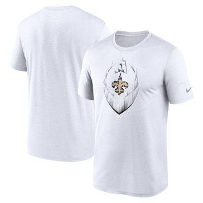 Футболка New Orleans Saints Nike White Primetime Legend Icon Performance