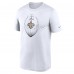 Футболка New Orleans Saints Nike White Primetime Legend Icon Performance