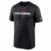 Футболка Atlanta Falcons Nike Black Primetime Legend Wordmark Performance