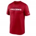 Футболка Atlanta Falcons Nike Primetime Legend Wordmark Performance - Red