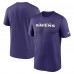 Футболка Baltimore Ravens Nike Primetime Legend Wordmark Performance - Purple