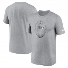 Футболка Seattle Seahawks Nike Primetime Legend Icon Performance - Heather Gray