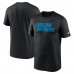 Футболка Carolina Panthers Nike Black Primetime Legend Wordmark Performance