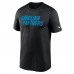 Футболка Carolina Panthers Nike Black Primetime Legend Wordmark Performance