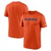 Футболка Chicago Bears Nike Orange Primetime Legend Wordmark Performance