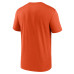 Футболка Cincinnati Bengals Nike Orange Primetime Legend Wordmark Dri-FIT
