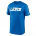 Футболка Detroit Lions Nike Blue Primetime Legend Wordmark Performance