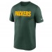 Футболка Green Bay Packers Nike Primetime Legend Wordmark Performance - Green
