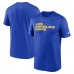 Los Angeles Rams Nike Royal Primetime Legend Wordmark Performance T-Shirt