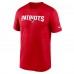 New England Patriots Nike Red Primetime Legend Wordmark Performance T-Shirt