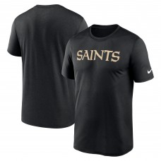 Футболка New Orleans Saints Nike Primetime Legend Wordmark Performance - Black
