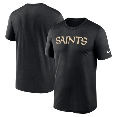 Футболка New Orleans Saints Nike Primetime Legend Wordmark Performance - Black