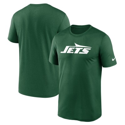 New York Jets Nike Green Primetime Legend Wordmark Performance T-Shirt