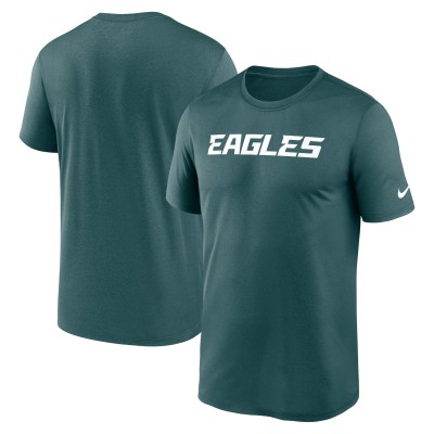 Футболка Philadelphia Eagles Nike Primetime Legend Wordmark Performance - Midnight Green