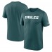 Футболка Philadelphia Eagles Nike Primetime Legend Wordmark Performance - Midnight Green