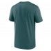 Футболка Philadelphia Eagles Nike Primetime Legend Wordmark Performance - Midnight Green