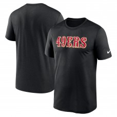 Футболка San Francisco 49ers Nike Primetime Legend Wordmark Performance - Black