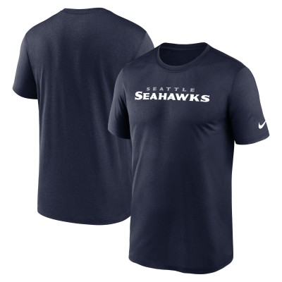 Футболка Seattle Seahawks Nike Primetime Legend Wordmark Performance - College Navy
