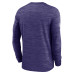 Футболка с длинным рукавом Baltimore Ravens Nike Purple Sideline Velocity Dri-FIT