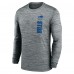 Футболка с длинным рукавом Buffalo Bills Nike 2024 Sideline Velocity Performance - Gray
