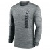 Футболка с длинным рукавом Las Vegas Raiders Nike 2024 Sideline Velocity Performance - Gray